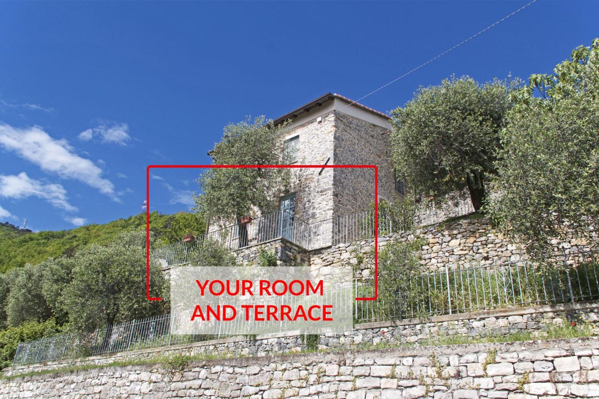 La Terrazza Con L'Ulivo - Guesthouse Con Terrazza E Vista Sul Golfo Dei Poeti Специя Екстериор снимка